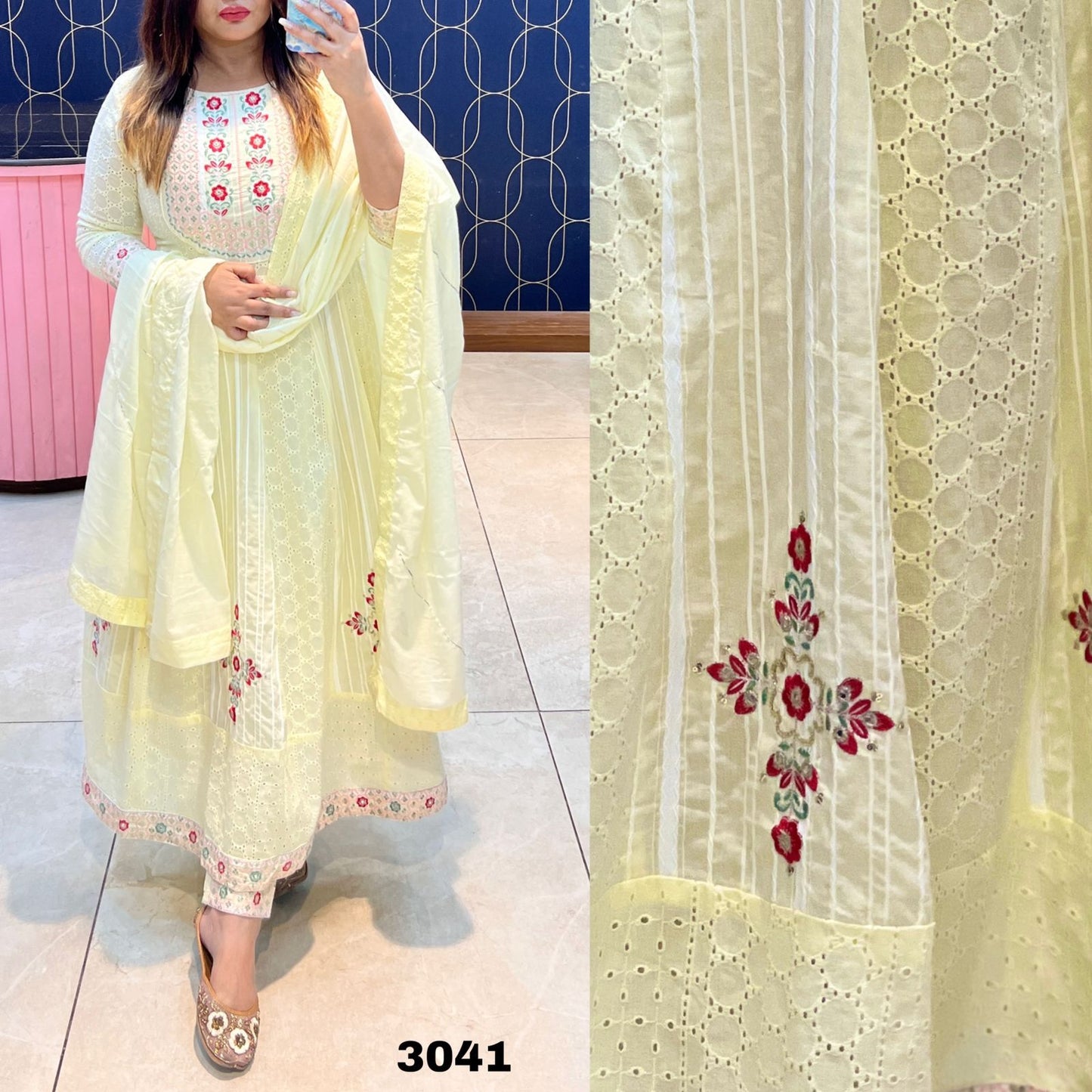 Cotton Anarkali Suit – Premium Designer Collection