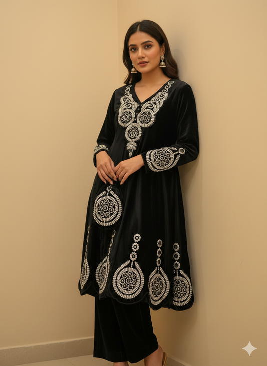 Beautiful Embroidered Anarkali Suit | Premium Festive Wear | Sizes 40–46