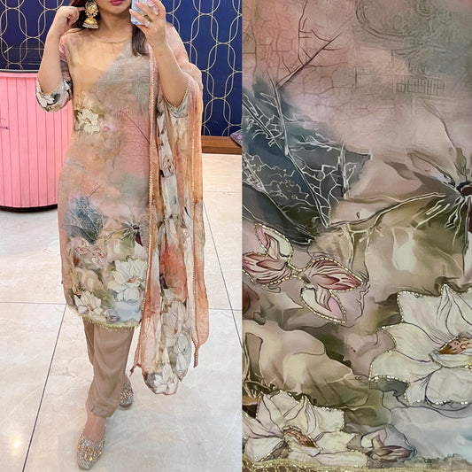 Article 1781– Beautiful Digital Printed Crepe Suit | Premium Ethnic Wear