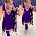 Article 1863 – Beautifully Embroidered Neck Kaftan | Premium Ethnic Wear