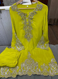Article 1705 – Pure Crepe Kurti With Beautiful Embroidery | Sizes L to 3XL