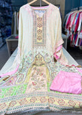 Article 1696 – Pure Crepe Digital Printed Kaftan with Premium Cutdana Handwork | Sizes 40–46 | Urban Closet