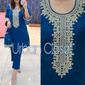 RUTBA KHAN Potli CordSet 3181 – Imported Cotton Designer Cord Set with Embroidery & Potli Bag | Sizes 40–46