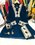 Article 1083 – Pakistani Velvet Cord Set | Premium Embroidered Winter Co-ord