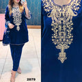 Article 1167 – Pure Velvet Potli Cordset with Premium Embroidery | Sizes 40–46
