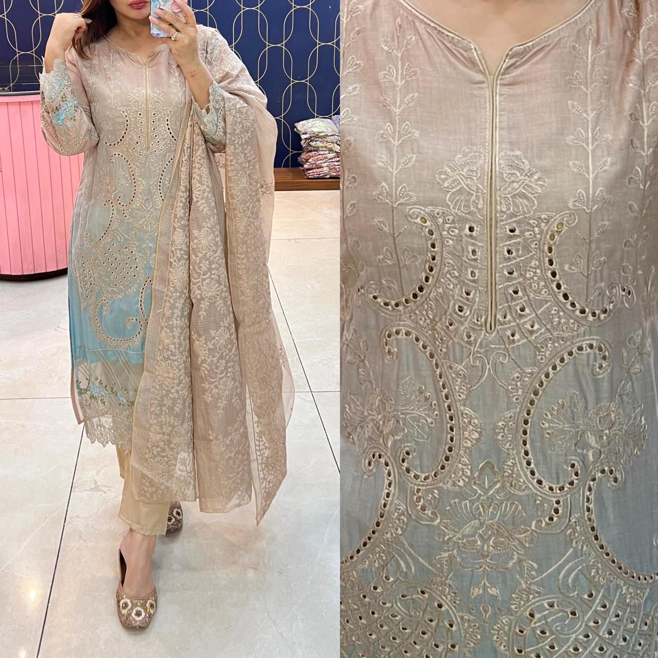 Pure Cotton Pakistani Suit | Premium Collection | Sizes 40–46