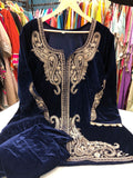 Article 1150 – Premium Velvet Dhoti Cordset with Embroidery | Designer Velvet Suit Set