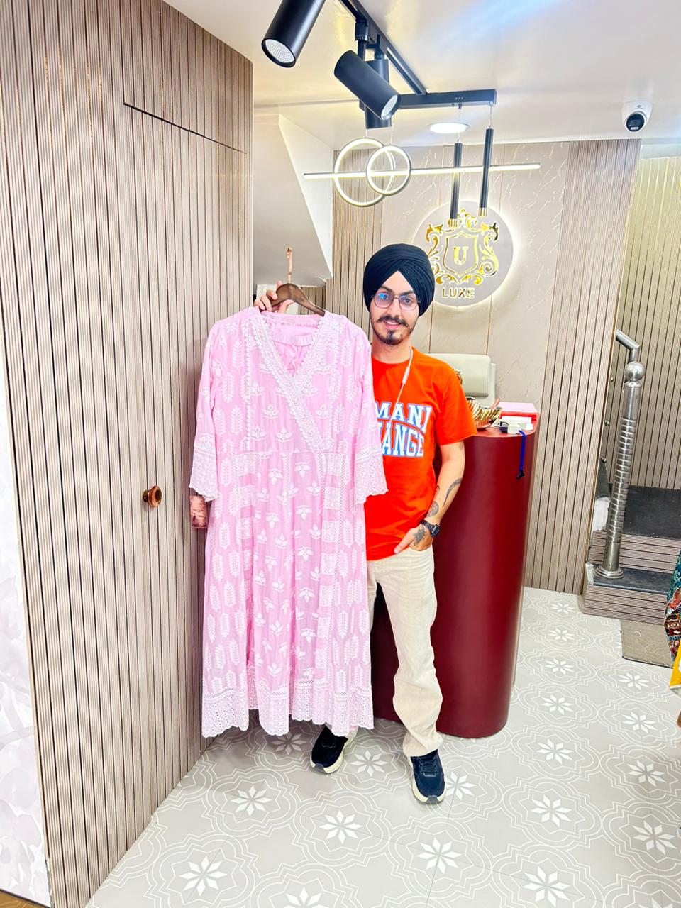 2013 cotton anarkali