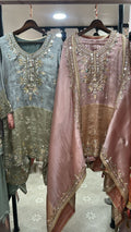 2028 A tissue shimmer heavy farshi