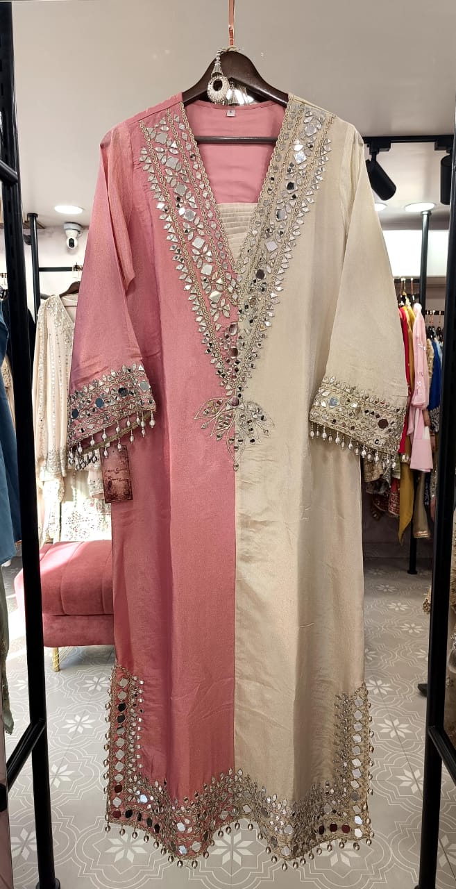 1977 Long Dress Dual Tone