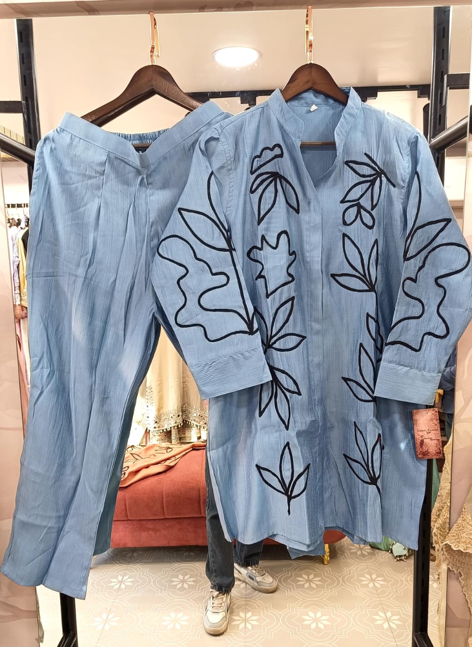Cotton Silk Coord set