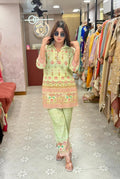 Printed flex cotton co-ord set