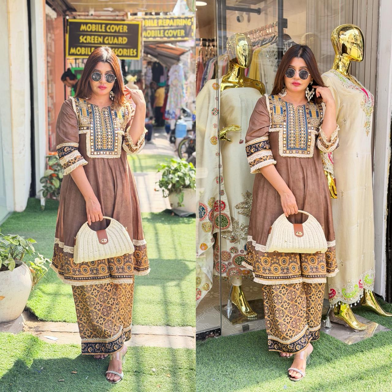 Co-ord set with plazo pants