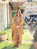 Russian Silk suit with dupatta