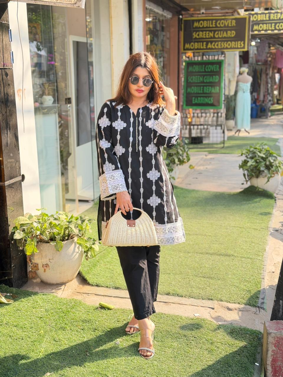 Cotton Silk Co-ord Set