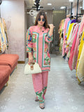 Digital Print Crepe Co-ord Set