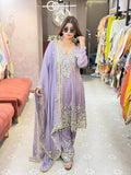 Short Anarkali with original mirror work and gotta patti detailing
