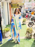 Pure Pakistani printed Muslin Suit with Dupatta , Elegant Ethnic Wear