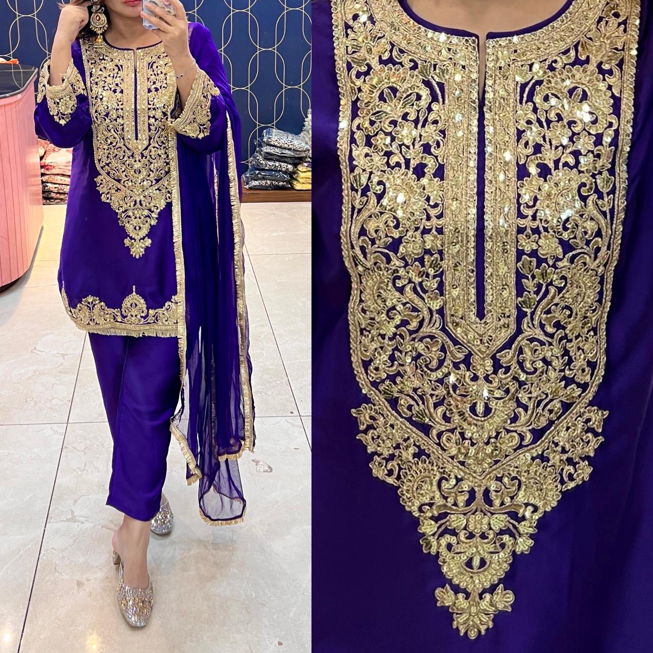 ✨ ARTICLE 1892 – Imported Fabric Co-ord Set ✨