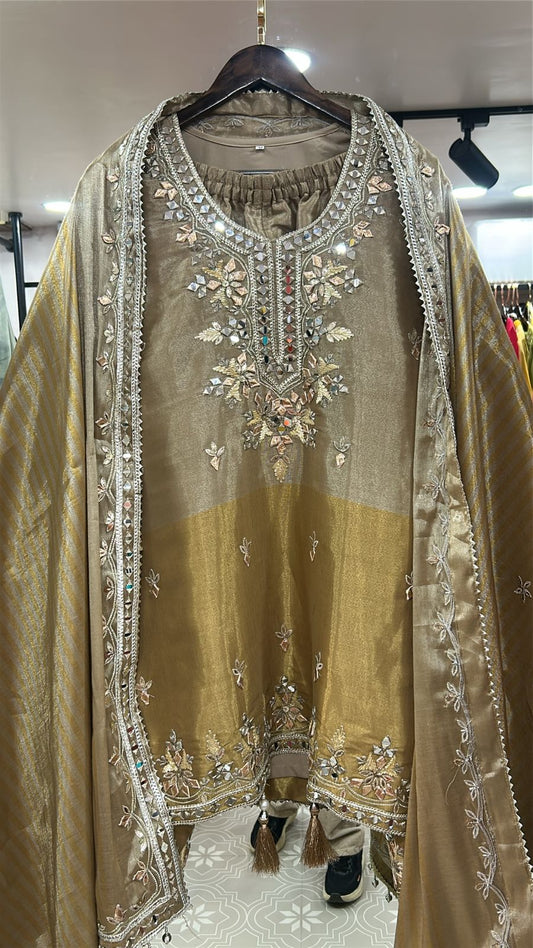2028 B tissue shimmer heavy farshi