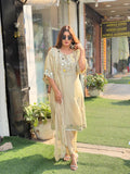 Article 1880 – Pure Glass Tissue Choga Set with Gota Patti & Mirror Work | Premium Festive Wear | Sizes 40–46