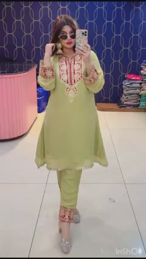 Article 1921 – Crush Tissue Fabric Zari Work Outfit for Women | Premium Festive Wear | Sizes 40–46