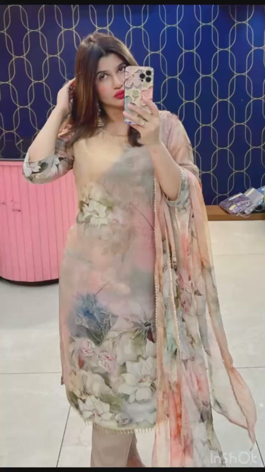 Article 1781– Beautiful Digital Printed Crepe Suit | Premium Ethnic Wear