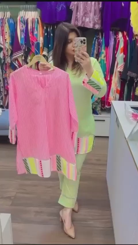 Article 3170 – Pure Cotton Designer Cord Set for Women | Sizes 40–46 | Urban Closet