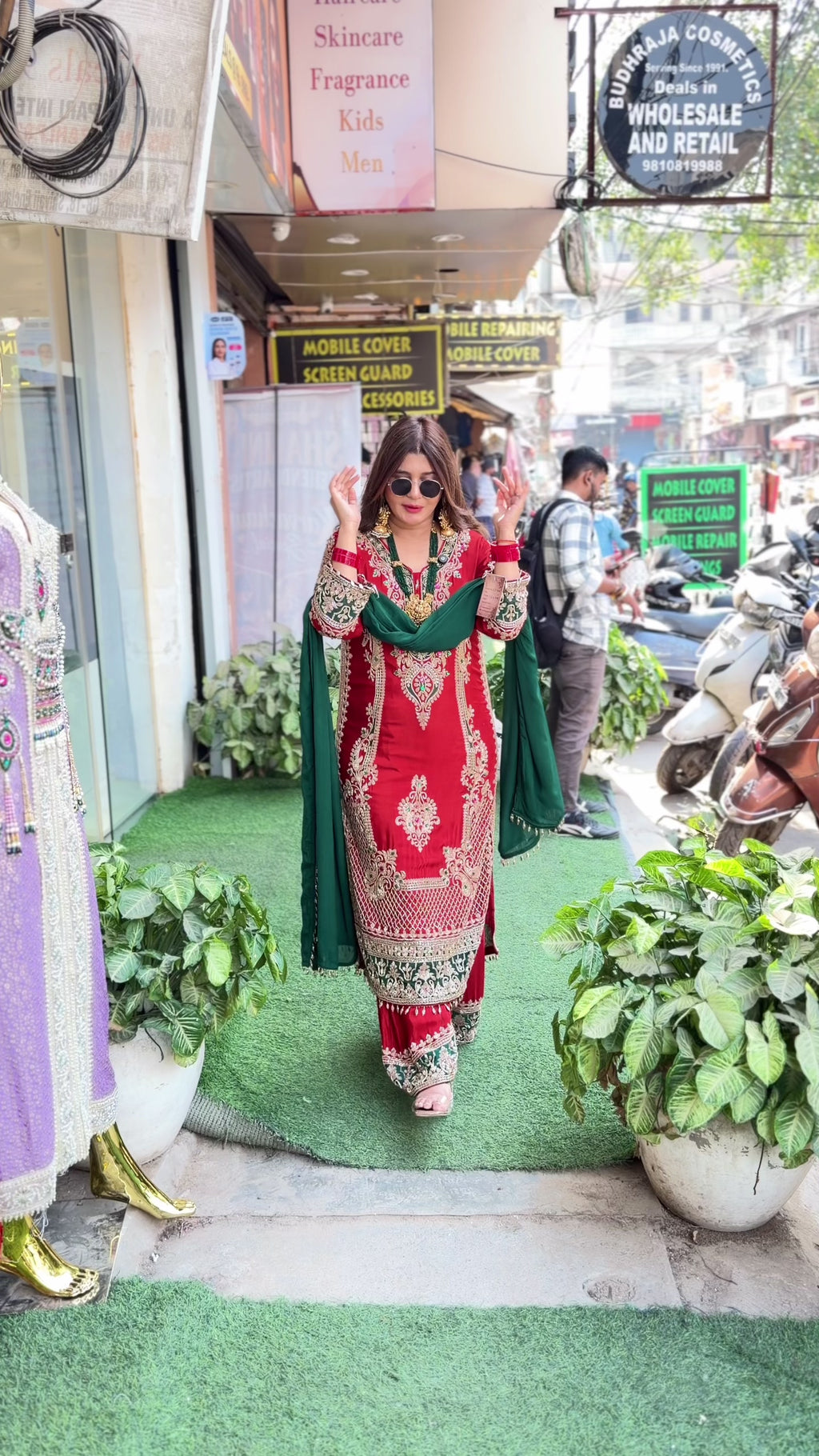 "Arsh"-Pakistani suit with beats work