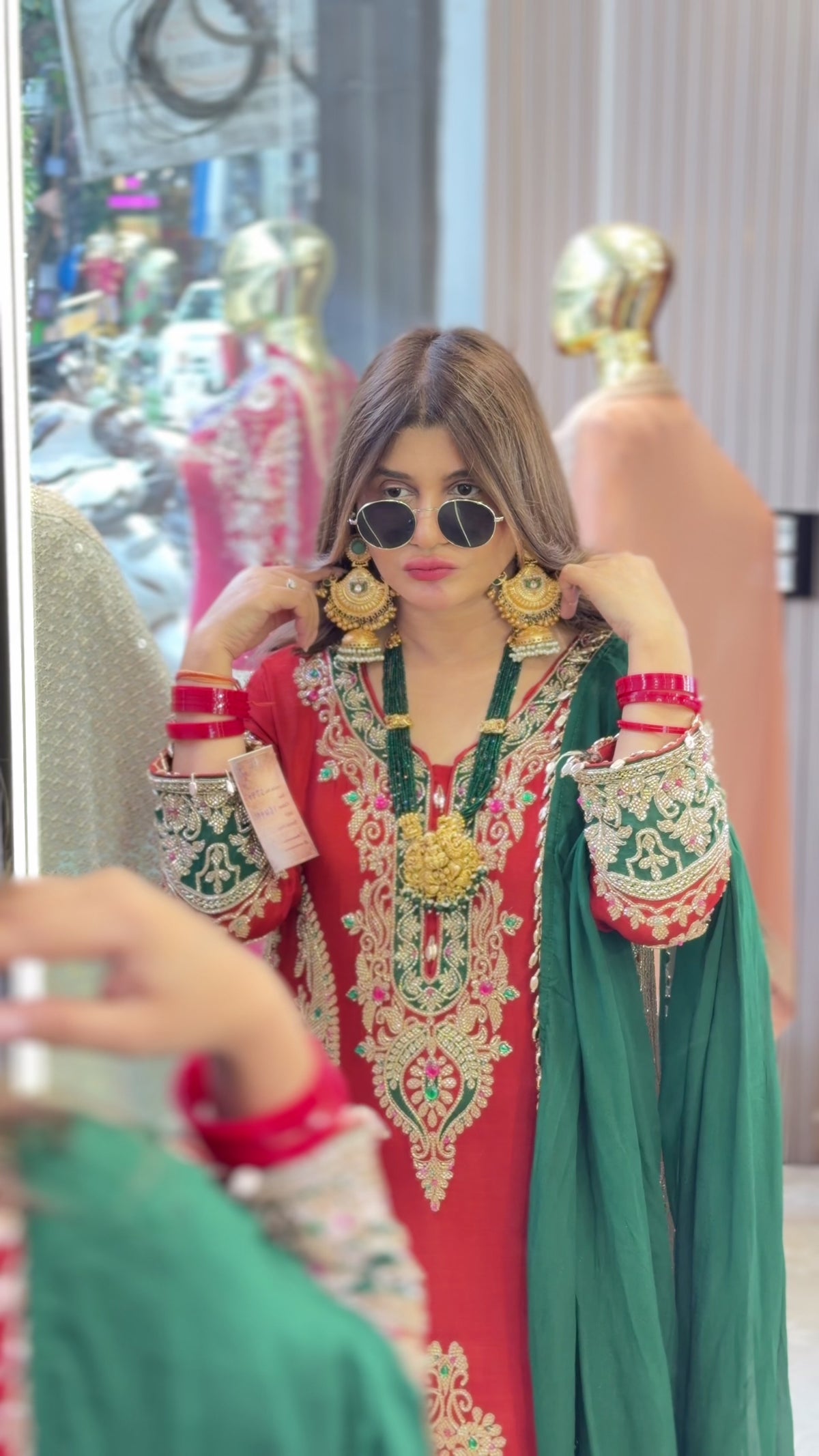 "Arsh"-Pakistani suit with beats work