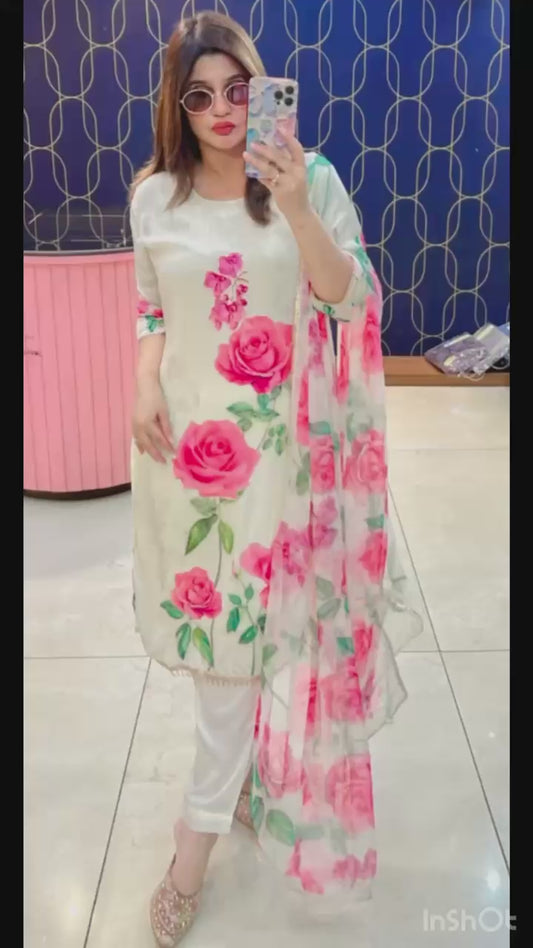 Article 1812 – Beautiful Digital Printed Crepe Suit | Premium Ethnic Wear