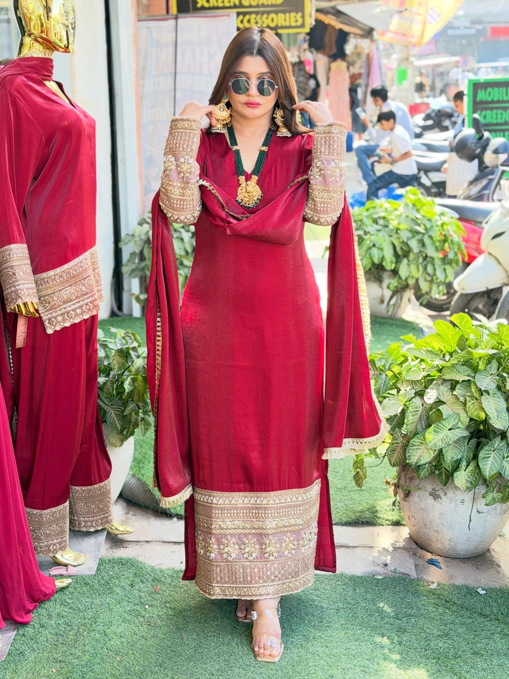 Code-2751 // DILBAR Three Piece Pakistani Suit