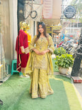 Urban closet luxe suit set with sharara