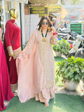 "Lishba" - Pakistani suit with beats work
