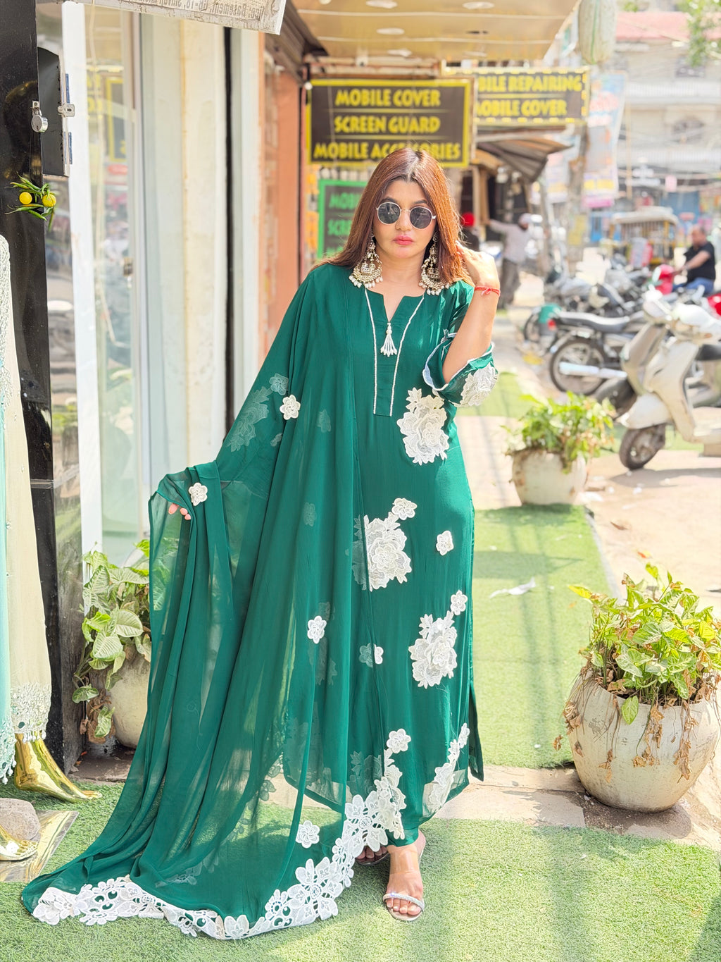 Elegant Pure Georgette Pakistani Suit with beautiful duapatta