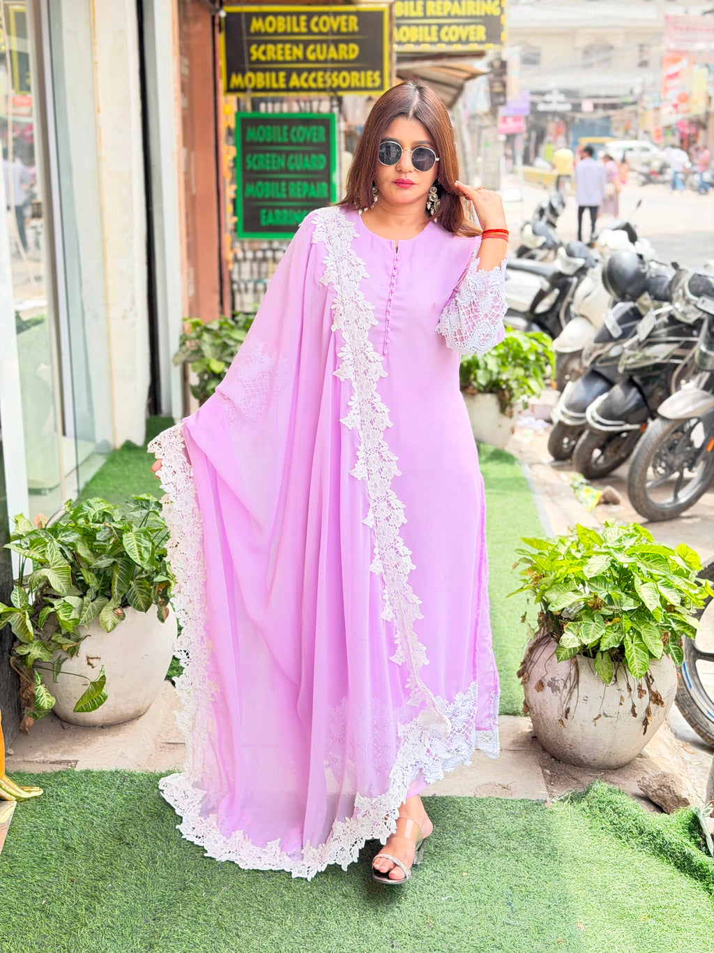 Elegant Pure Georgette Pakistani Suit with beautiful duapatta
