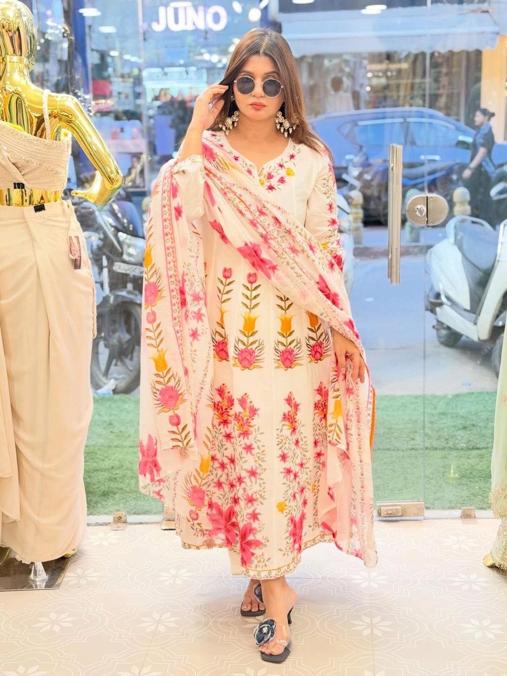 2241 Cotton Anarkali