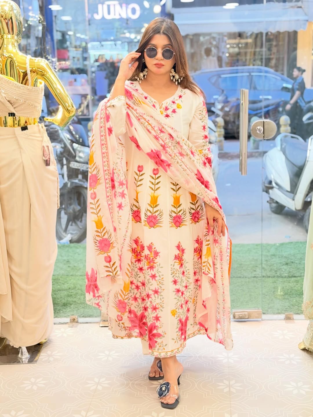 2241 Cotton Anarkali