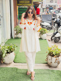 Pure cotton embroidered coord set