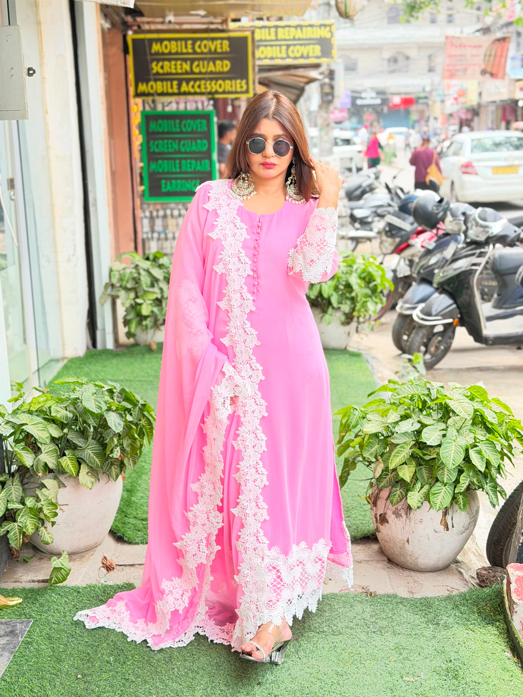 Elegant Pure Georgette Pakistani Suit with beautiful duapatta