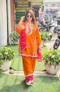 Article 1884 | Cotton Silk Farshi Salwar Suit with Gotta Patti Work
