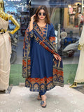 Mul cotton a line anarkali