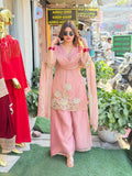 " PARI " - Three piece set with pure handwork and sharara
