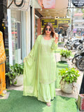 Pure chenon suit with original handwork