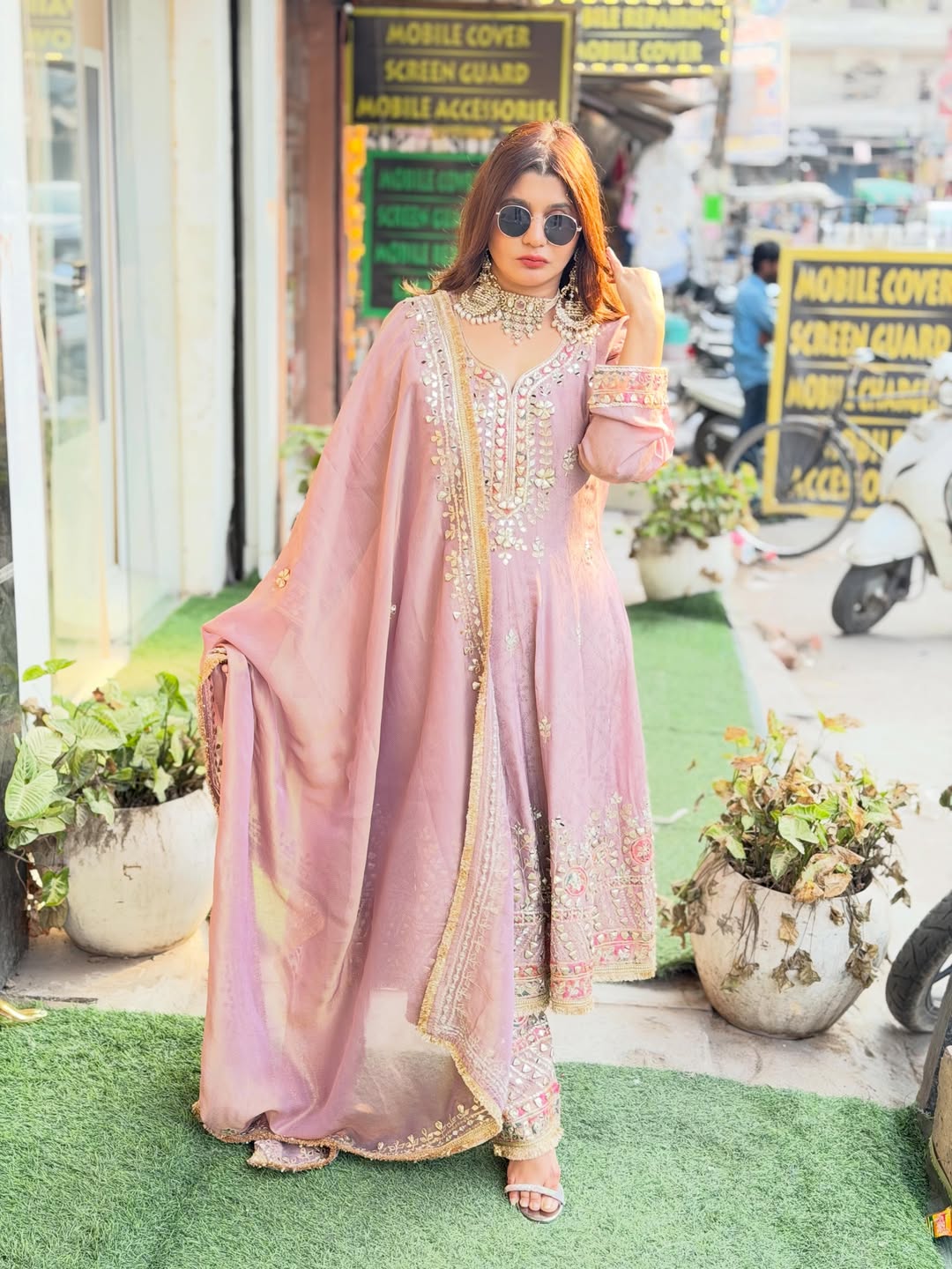 2180 short Anarkali