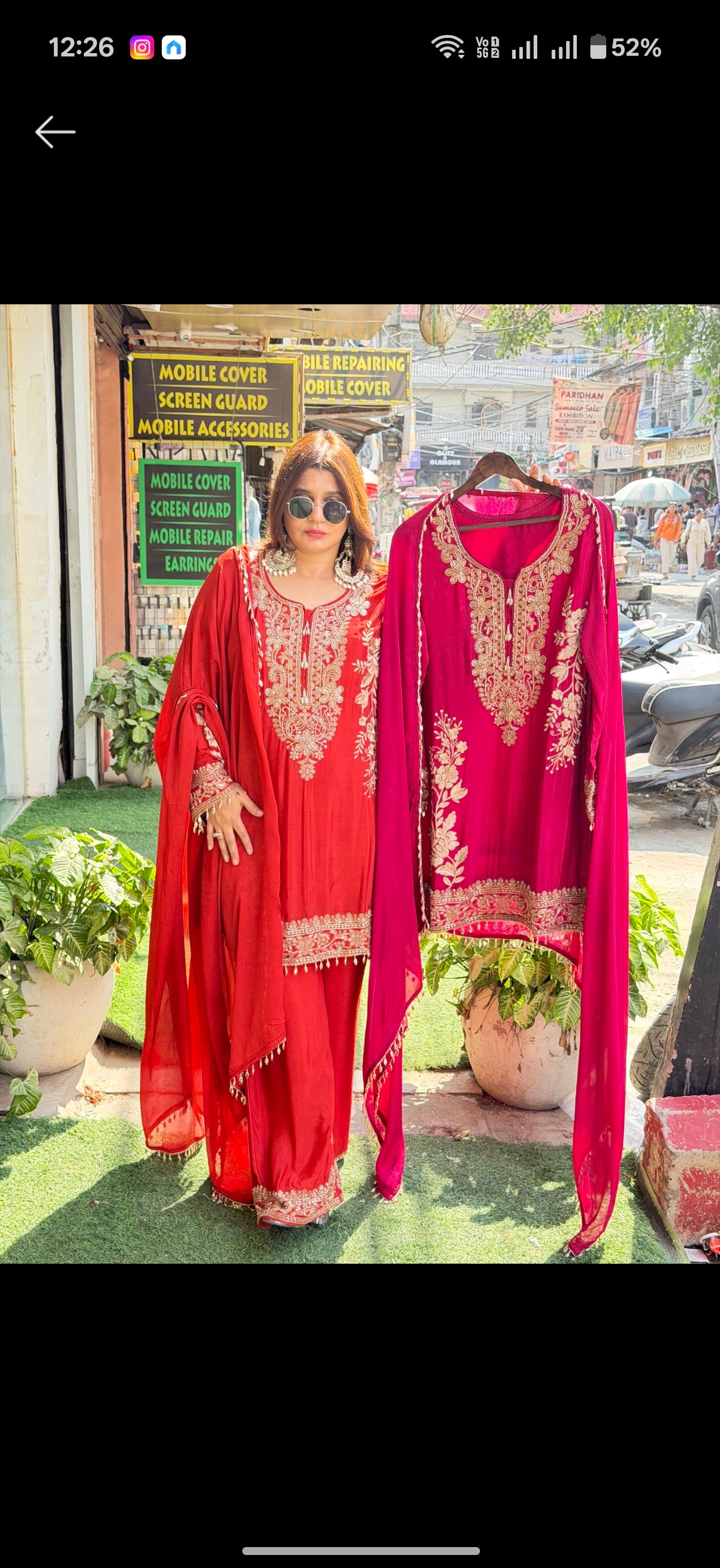 Pure chenon beats work  coord set with farshi salwar