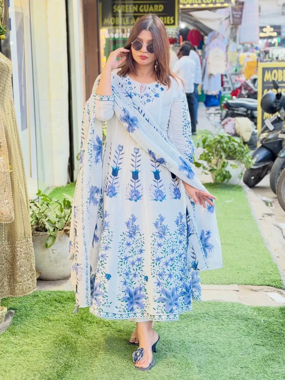 2241 Cotton Anarkali