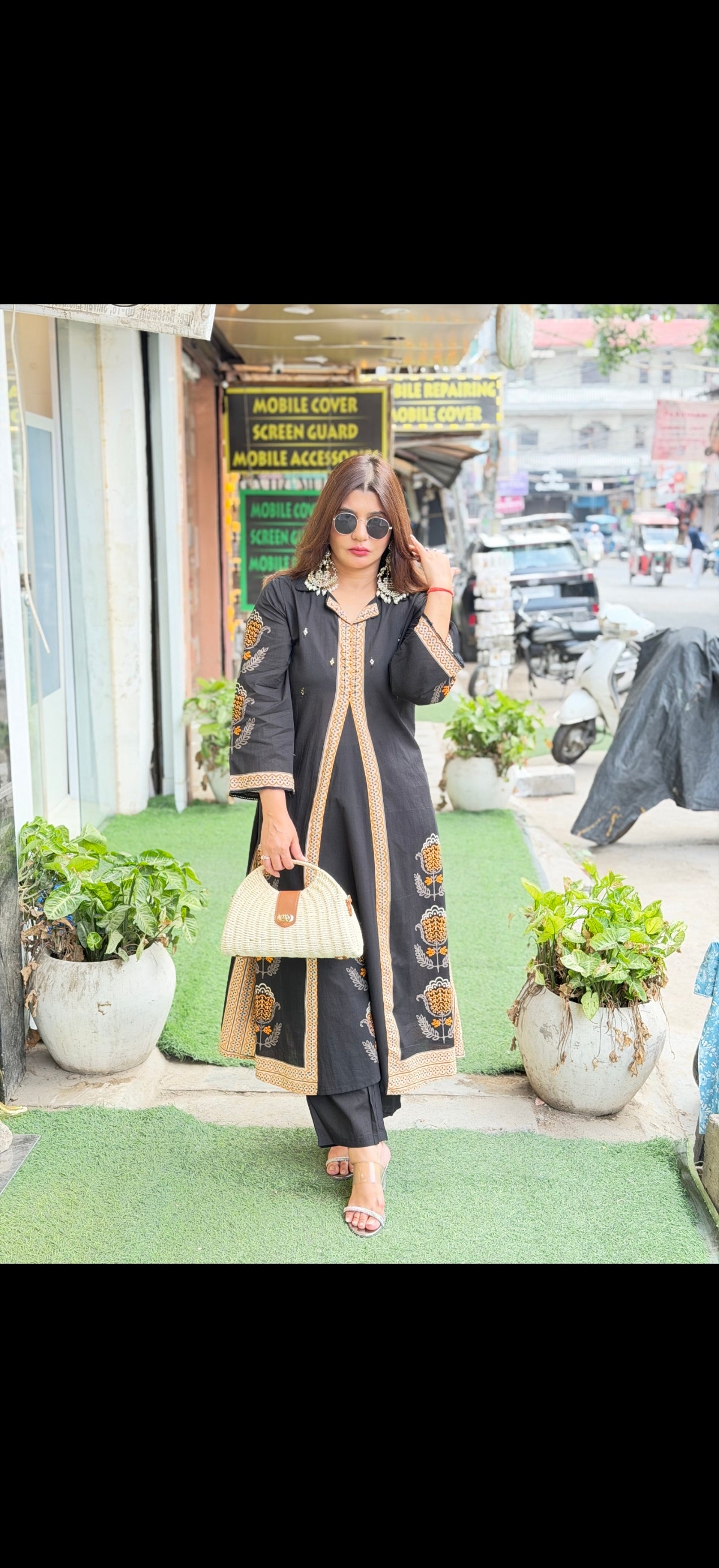 PRINTED Cotton coord SET