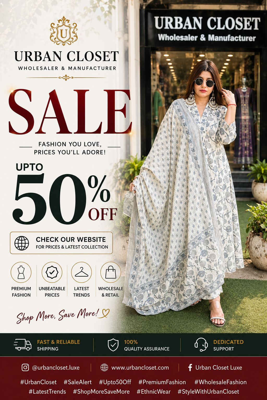cotton three piece suit with beautiful duapatta